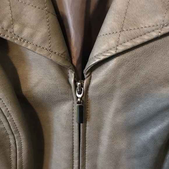 Alfani Faux Leather Jacket - Picture 3 of 4